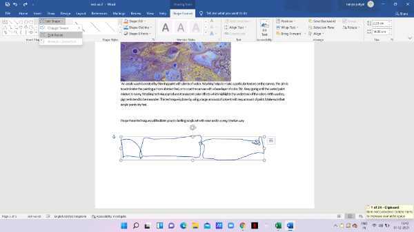 How To Free Draw In Word