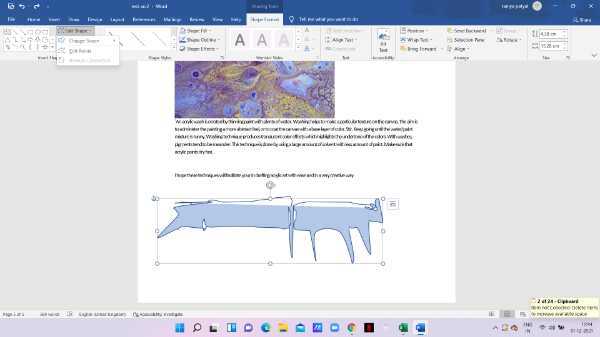 How To Free Draw In Word