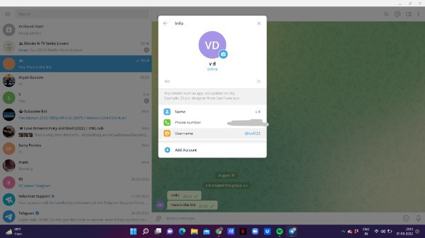 How To Get My Telegram Profile Link