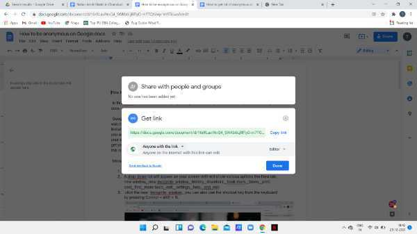 How To Get Rid Of Anonymous On Google Docs
