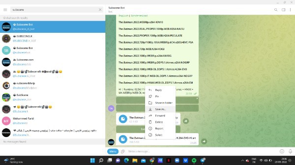 How To Get Subtitles In Telegram