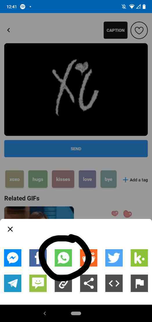 How To Get Tenor GIF On WhatsApp