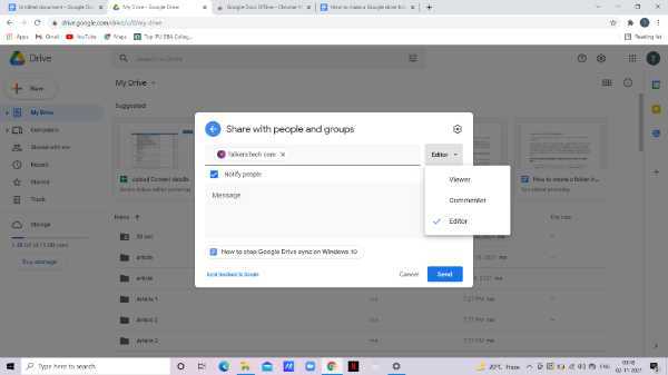 How To Give Permission To Access Google Drive