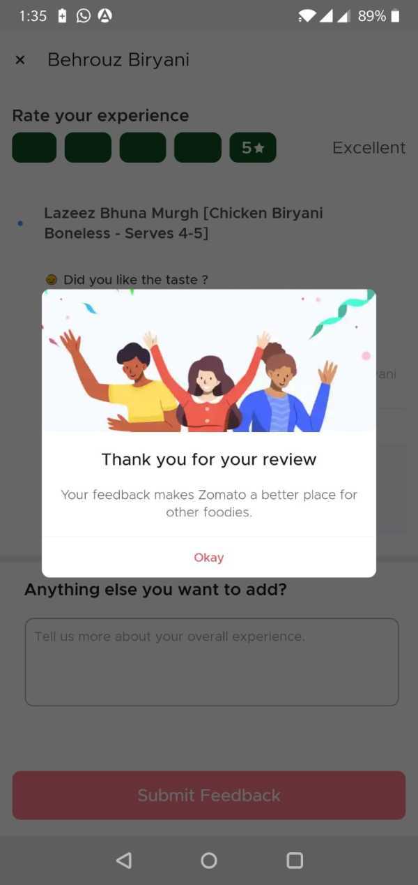 How To Give Rating In Zomato After Delivery