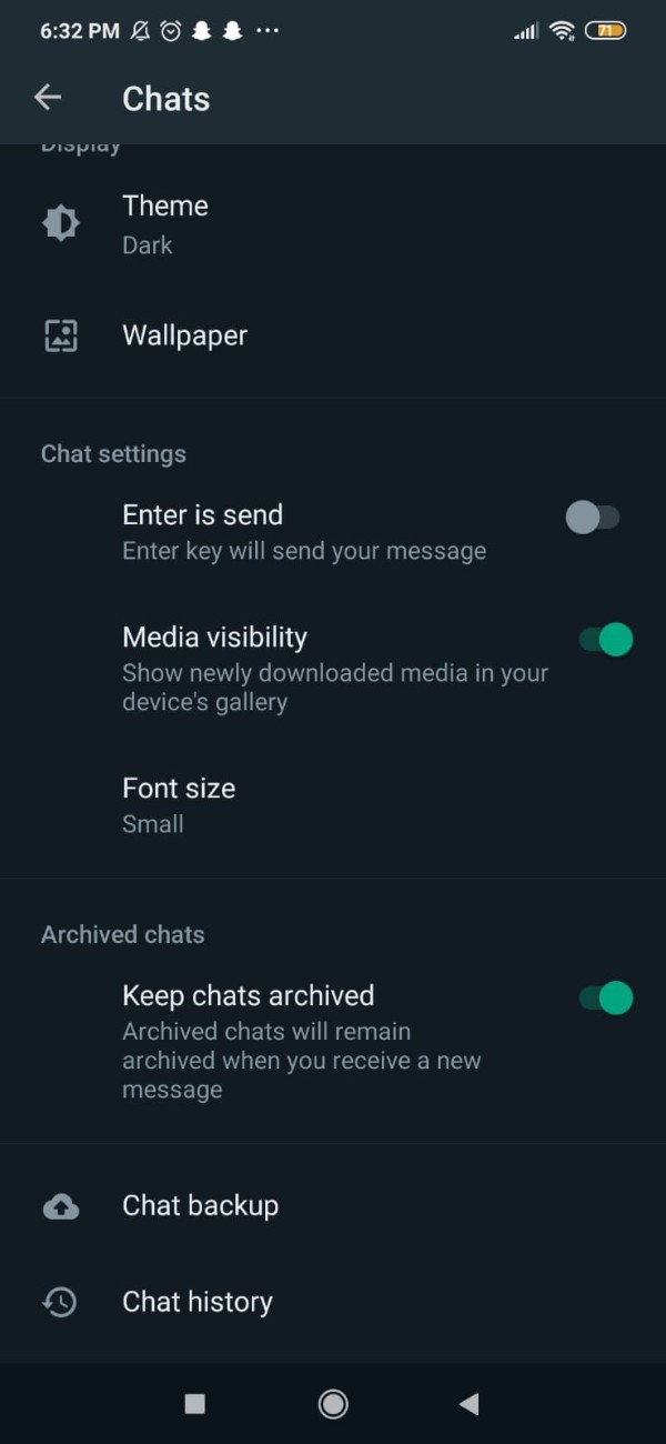 How To Hide Archived Chats On WhatsApp