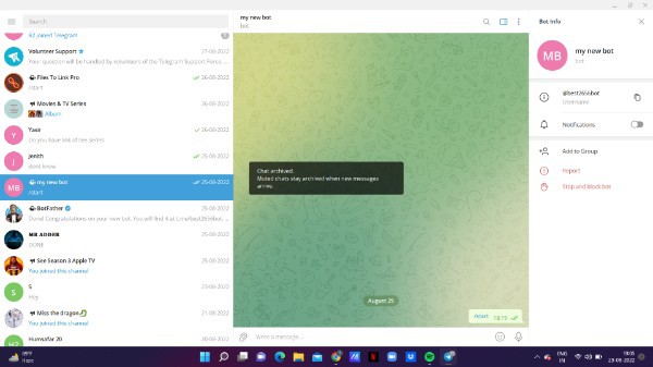 How To Hide Chat In Telegram