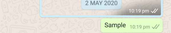 how to hide double tick on whatsapp iphone