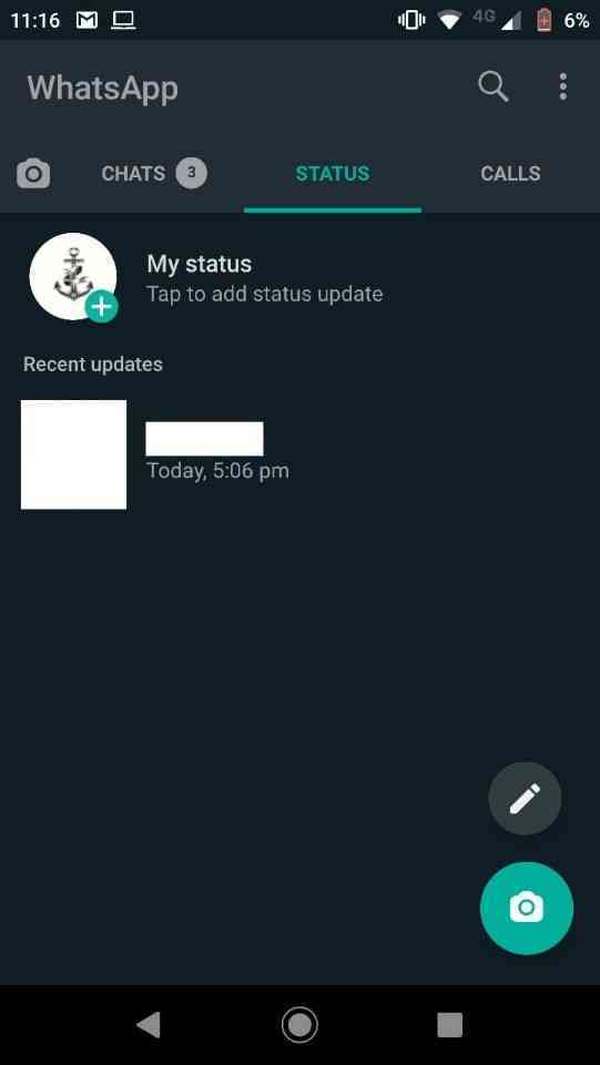 How to hide WhatsApp status from others