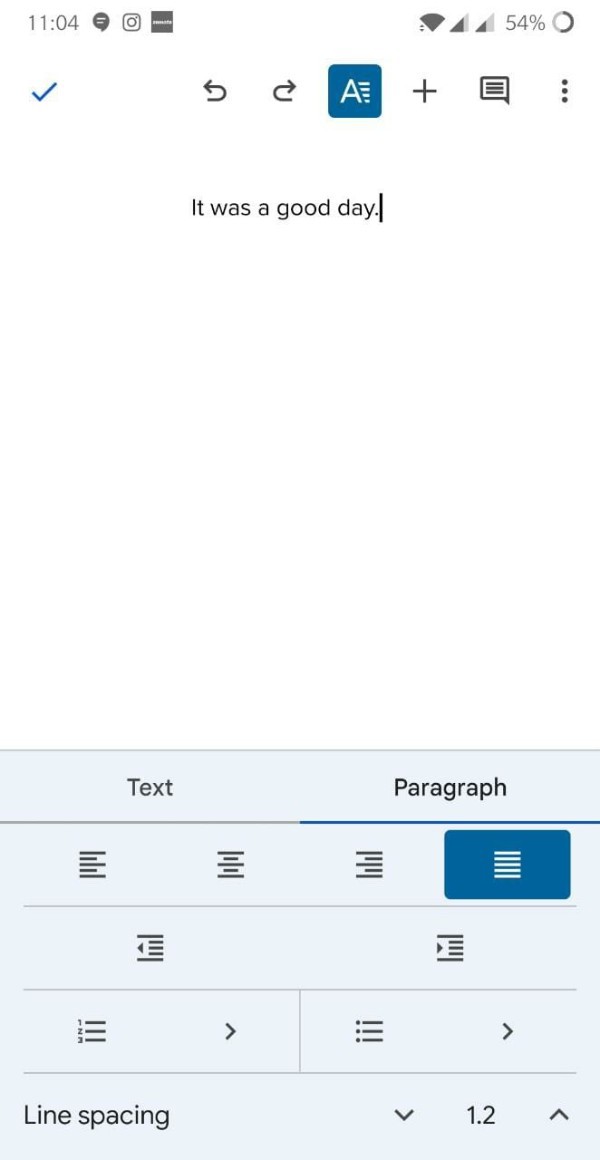 How To Indent A Paragraph On Google Docs App