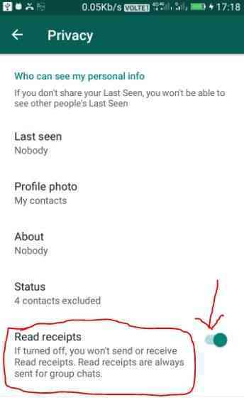 How to know if someone is reading my WhatsApp messages