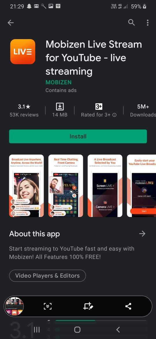 How To Live Stream Game On YouTube From Mobile