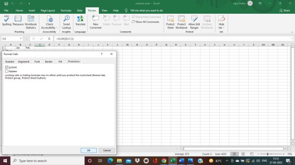 How To Lock Formulas In Excel Without Protecting Sheet