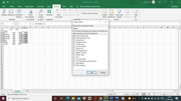 How To Lock Formulas In Excel Without Protecting Sheet