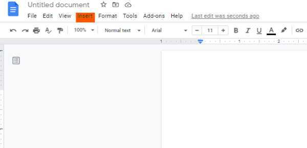How To Make A Data Table In Google Docs