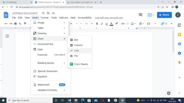 How To Make A Line Graph On Google Docs