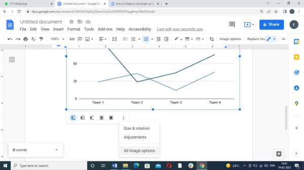 How To Make A Line Graph On Google Docs