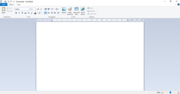 How To Make A Table In WordPad