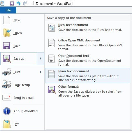 How To Make A Table In WordPad