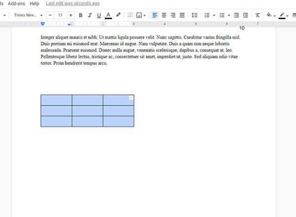 How To Make A Table Smaller In Google Docs
