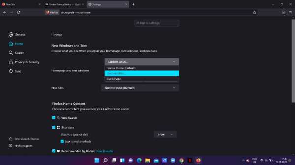 How To Make Google My Homepage On Firefox