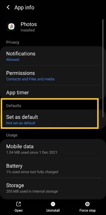 How To Make Google Photos Default On Samsung