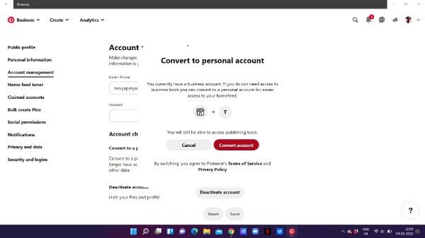 How To Make Your Pinterest Account Private