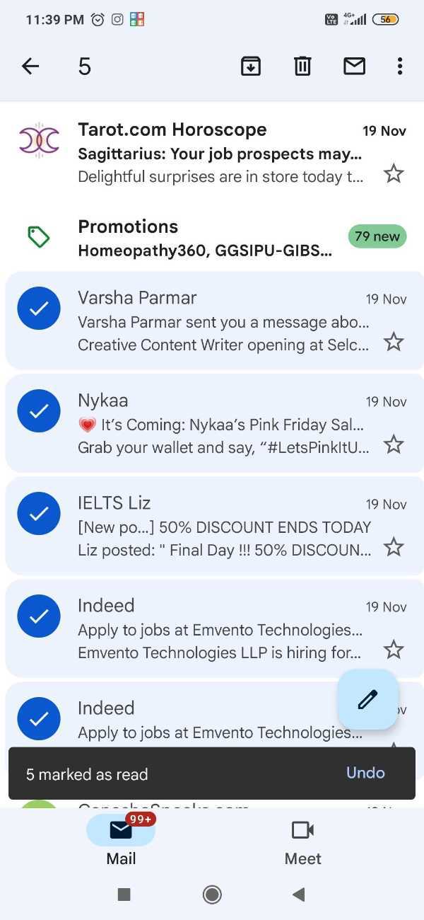 How To Mark All Emails As Read Gmail App