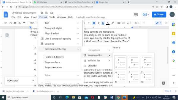 How To Number Paragraphs In Google Docs