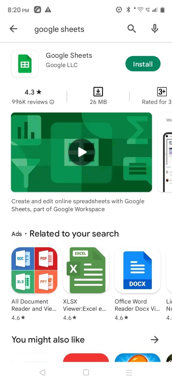 How To Open Excel File In Android Mobile