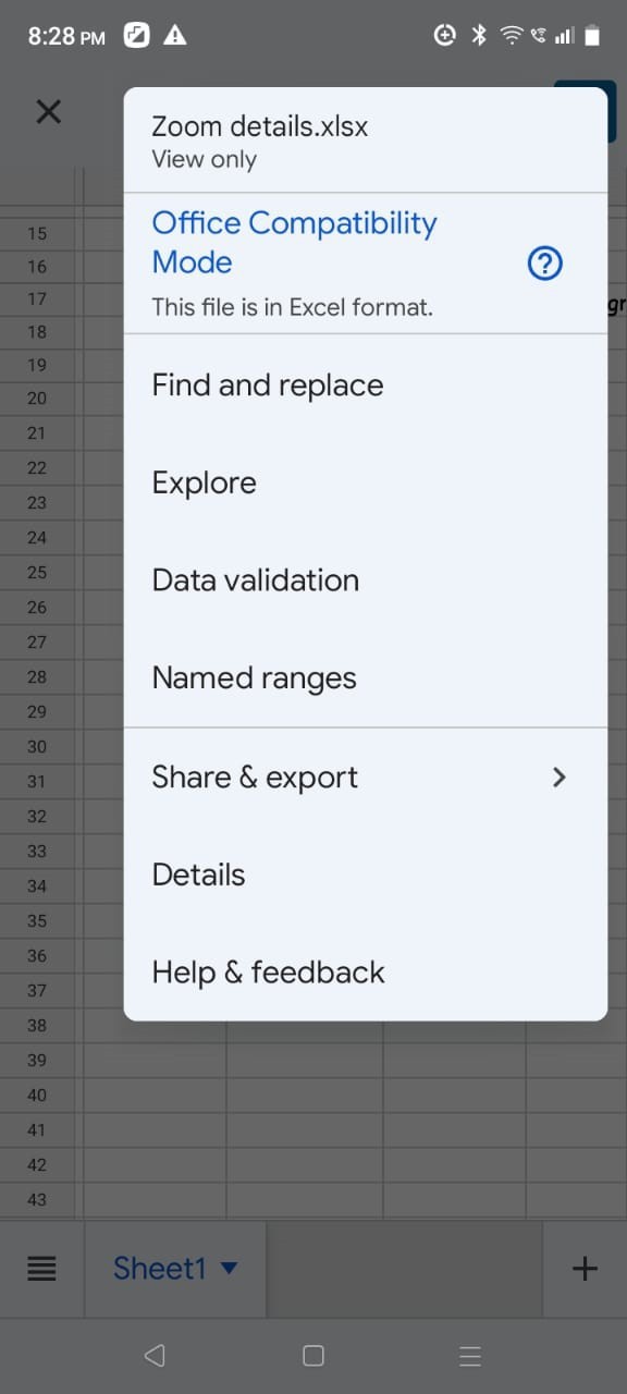 How To Open Excel File In Android Mobile