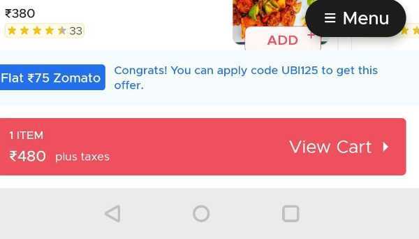How To Order Pizza On Zomato