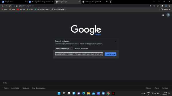 How To Paste An Image Into Google Search