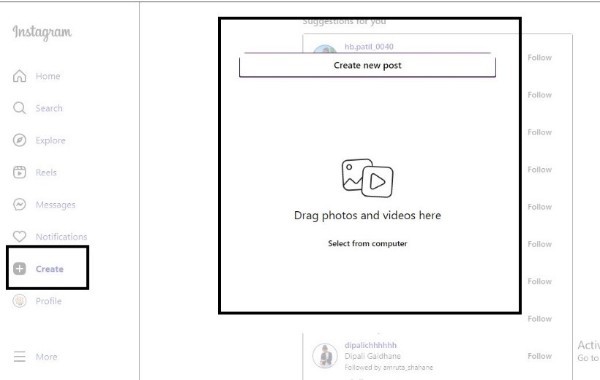 How To Post On Instagram On Laptop