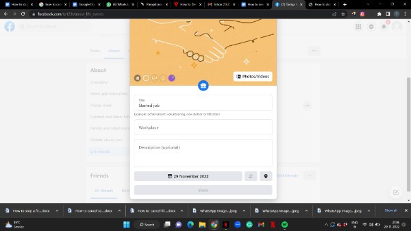 How To Post Started New Job On Facebook