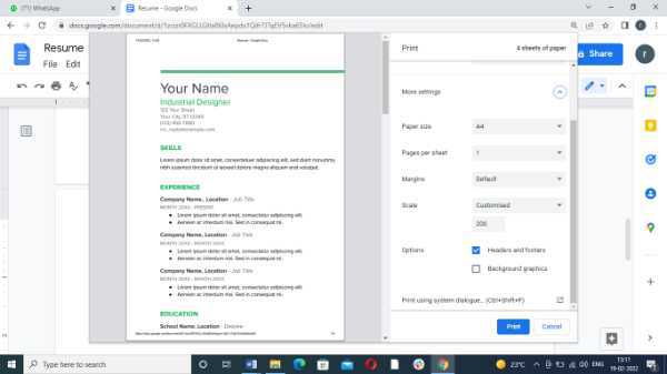 How To Print Front And Back On Google Docs