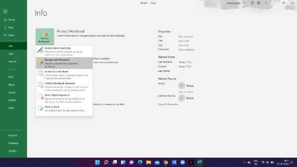 How To Protect Excel Workbook From Editing