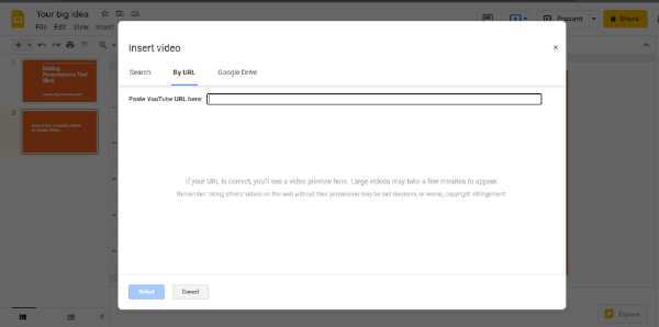 How To Put A YouTube Video In Google Slides