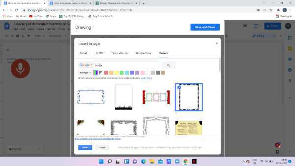 How To Put Decorative Borders On Google Docs