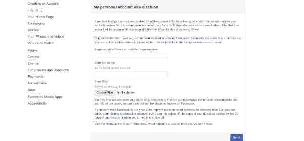 How To Reactivate Facebook Account That Has Been Disabled