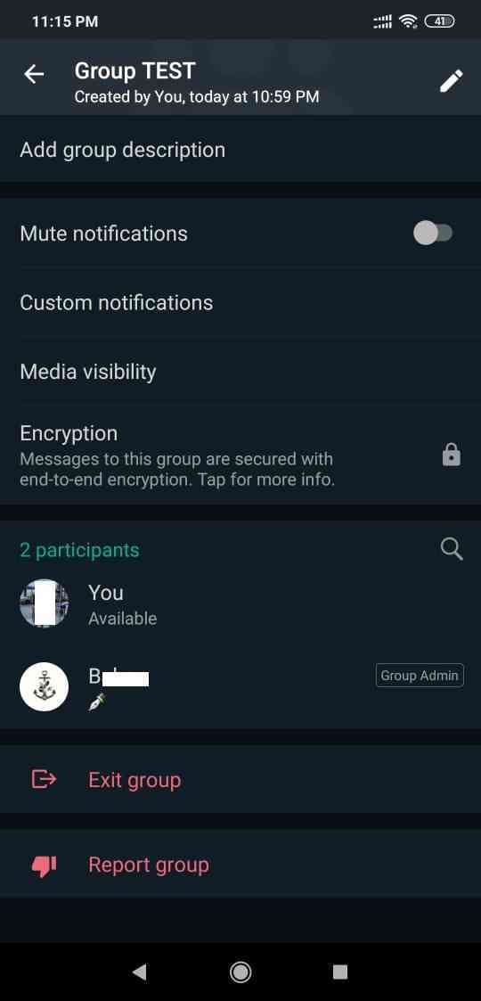 How to remove admin who created the group WhatsApp