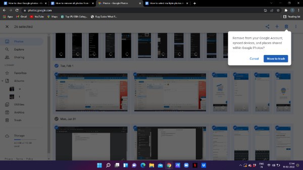 How To Remove All Photos From Google Photos