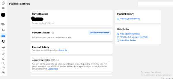 How To Remove Credit Card From Facebook Business Page