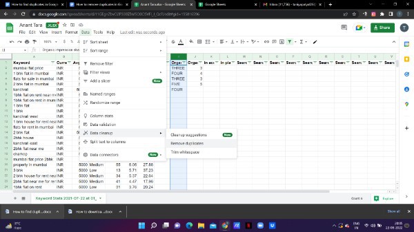 How To Remove Duplicates In Google Sheets
