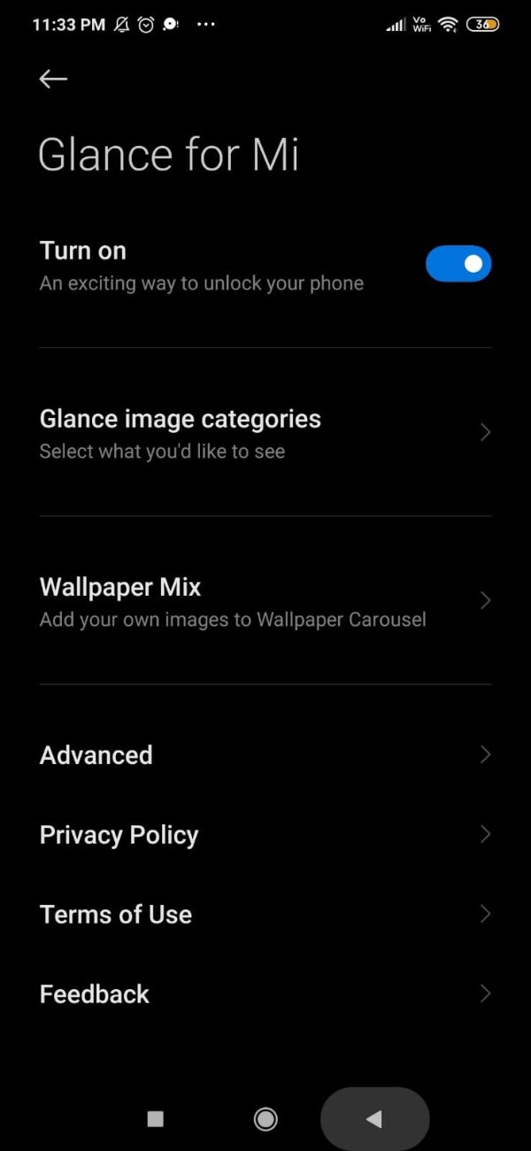 How To Remove Glance From Lock Screen In Redmi
