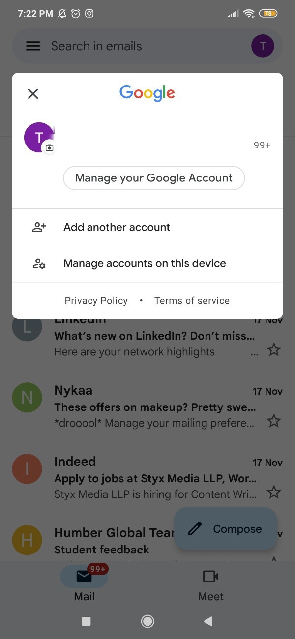 How To Remove Gmail Account From Redmi 4