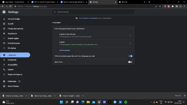 How To Remove Google Translate From Chrome