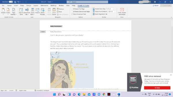 How To Remove Header And Footer In Word