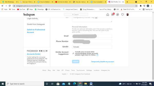 How To Remove Instagram Account From Google