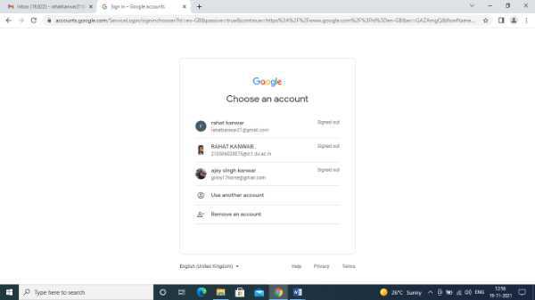 How To Remove Saved Gmail Account From Computer