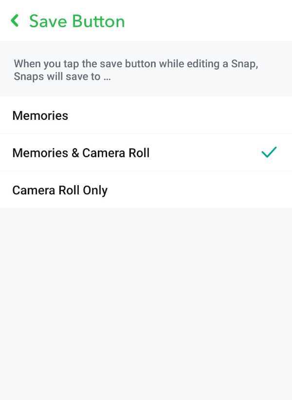 How To Save Snapchat Pics In The Gallery
